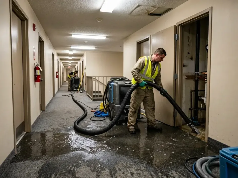 multi-unit-apartment-hallway-f-005 — frequently asked questions, Emergency Burst Pipe Water Extraction & Removal in Freeport…